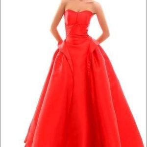 Red Tarik Ediz dress